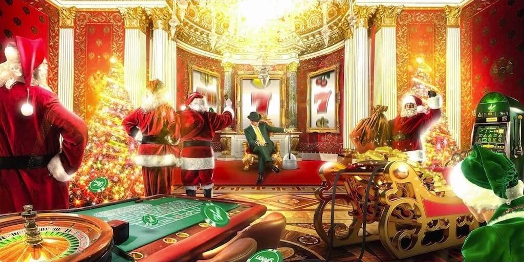 Bild av casinotomtarnas uppladdning inför advent och alla julkalendrar
